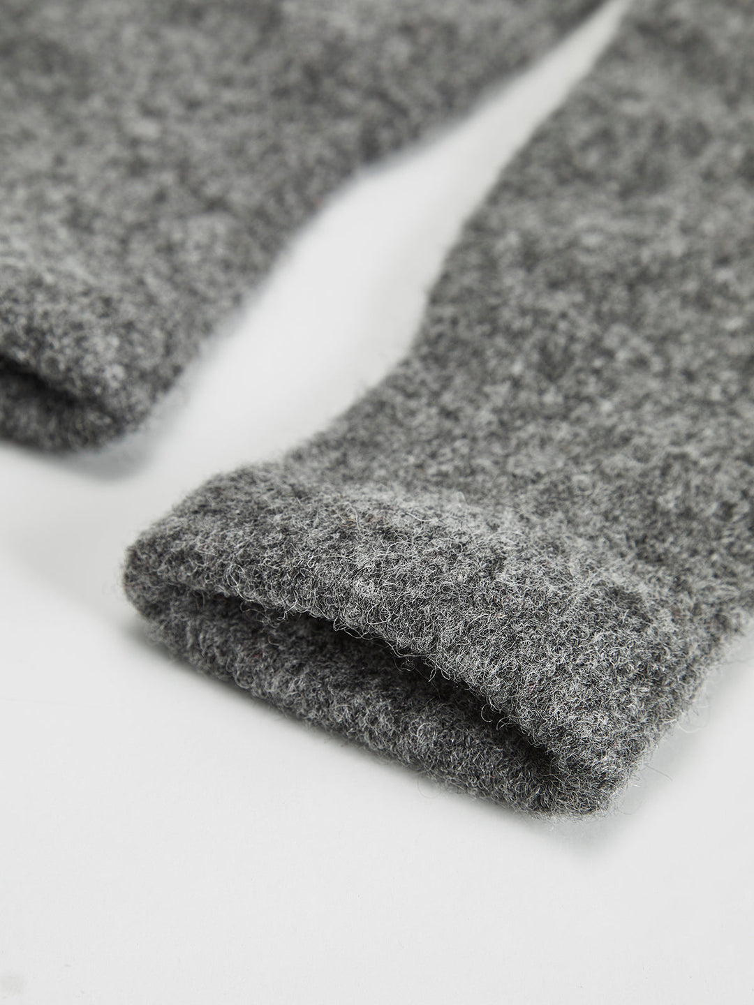Gants Chauds Uni en Mélange de Laine