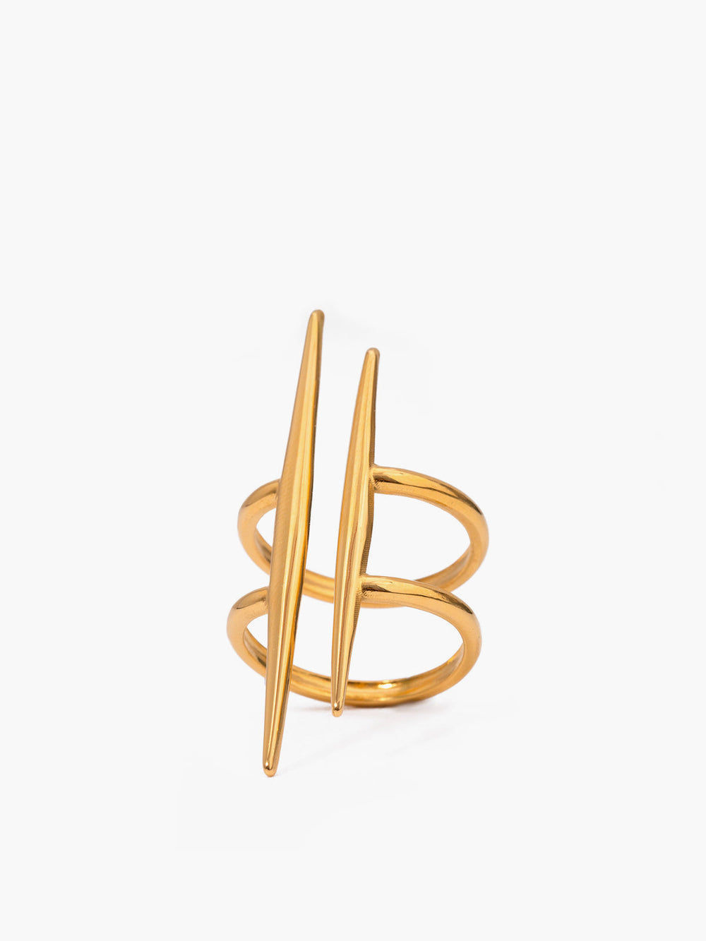 Bague Anneau Barre Parallèle