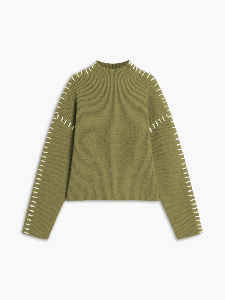 Sweater à col mock oversize Shift The Focus