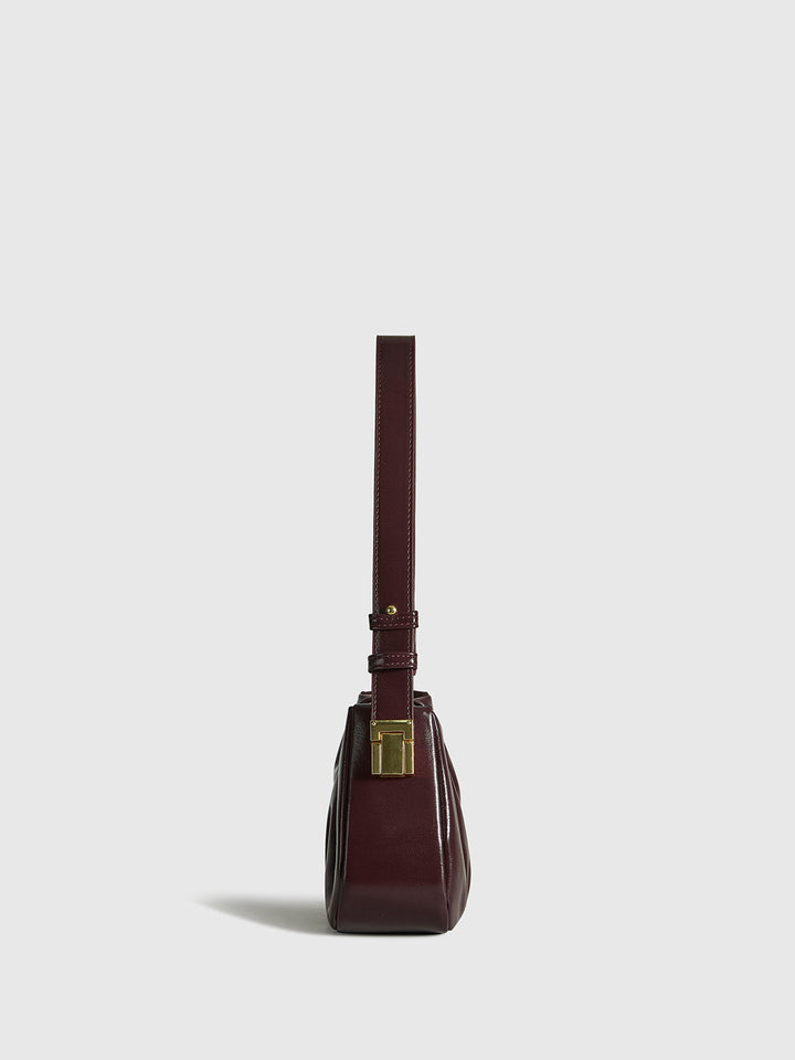 Sac à bandoulière plissé rétro