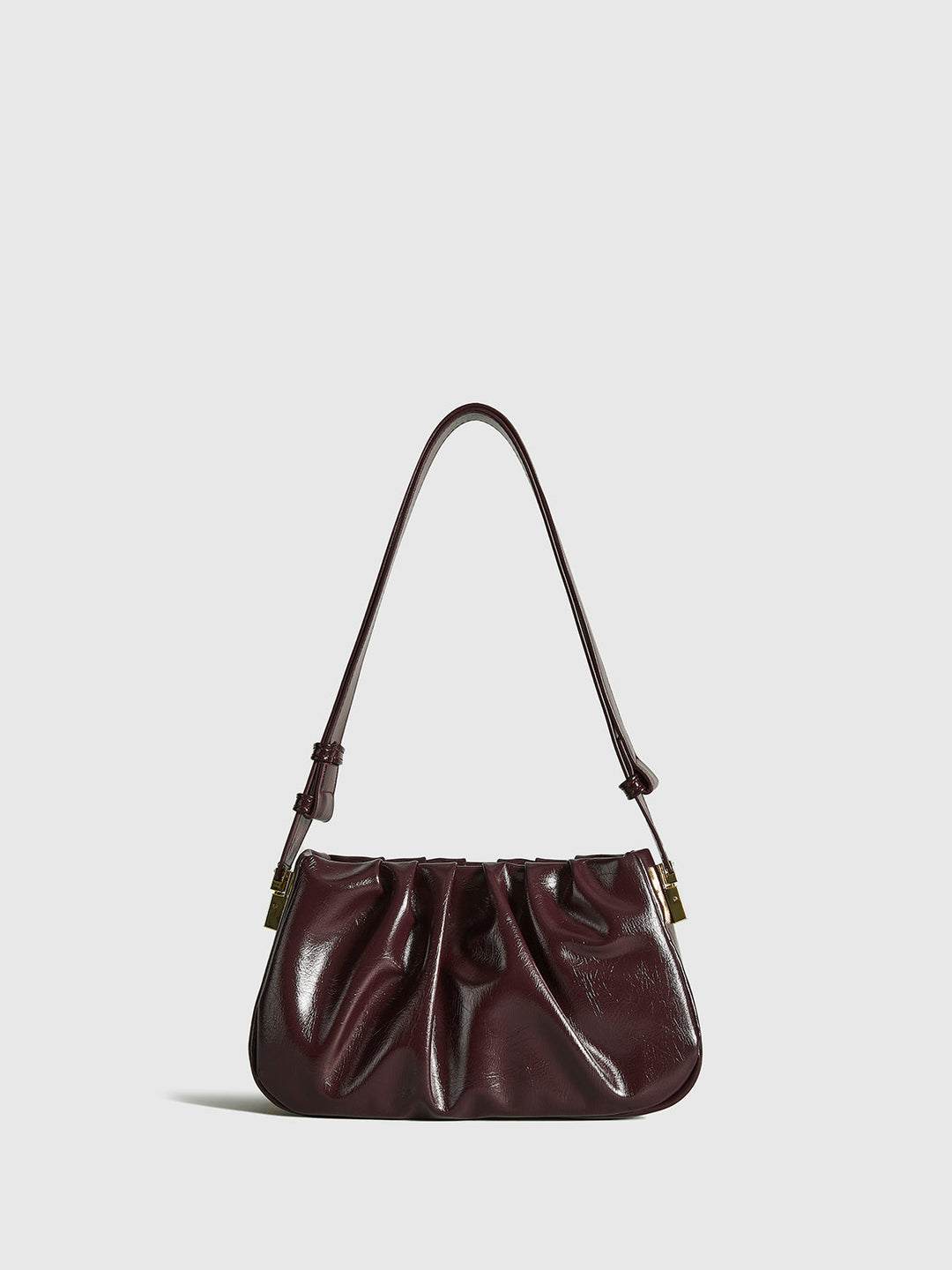 Sac à bandoulière plissé rétro