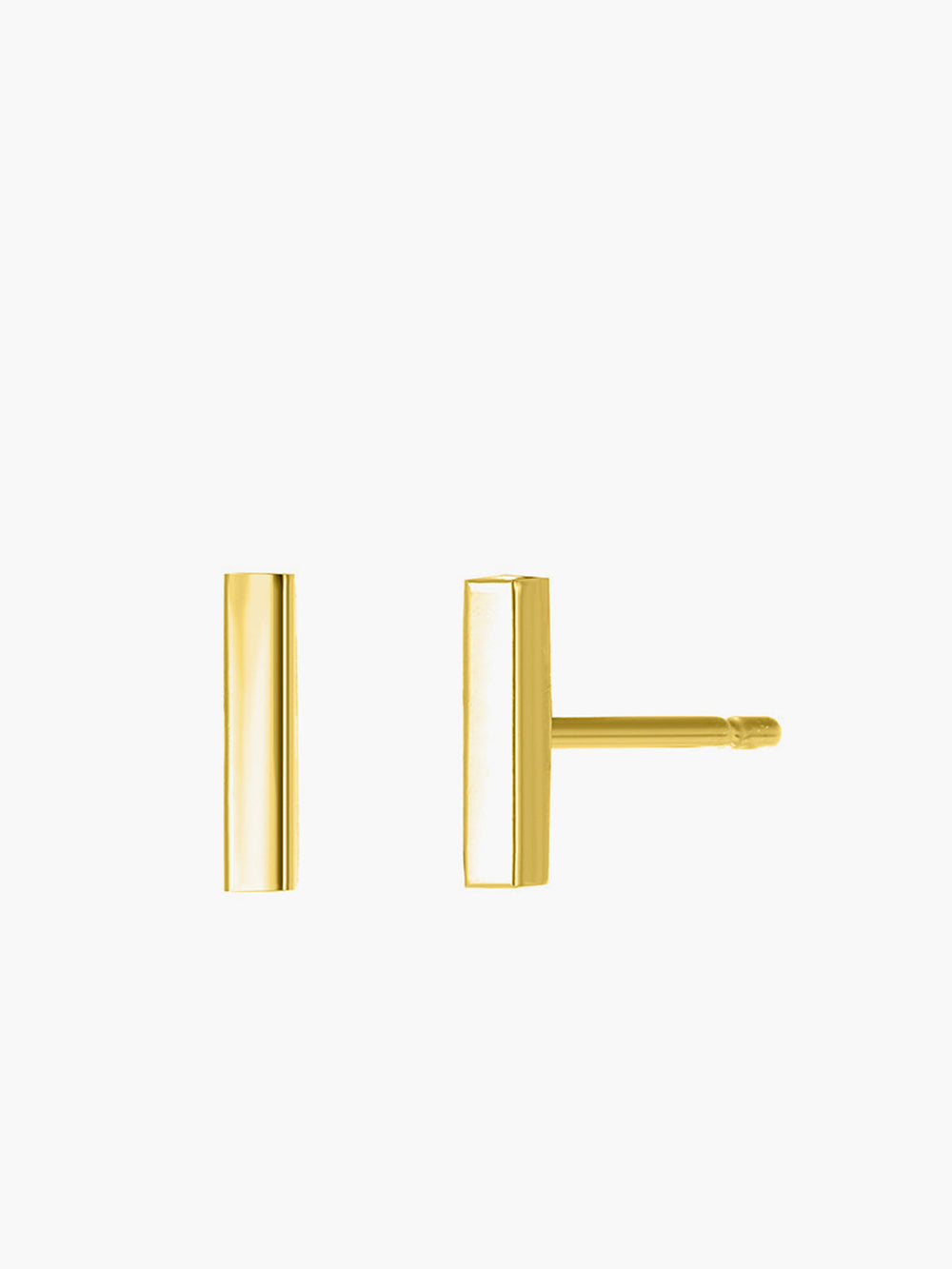 Boucles d'oreilles minimalistes à barre