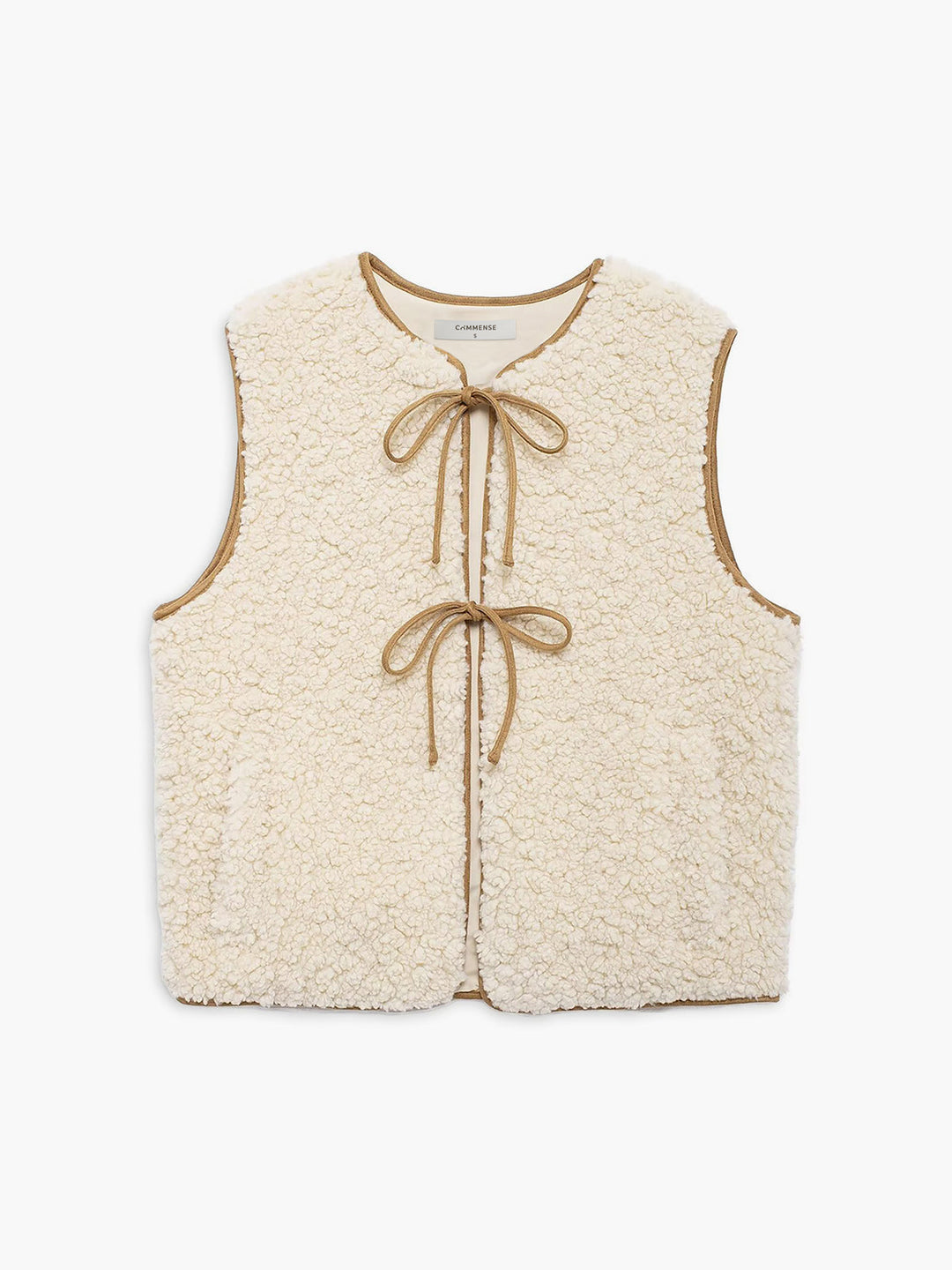 Gilet en polaire à lacets