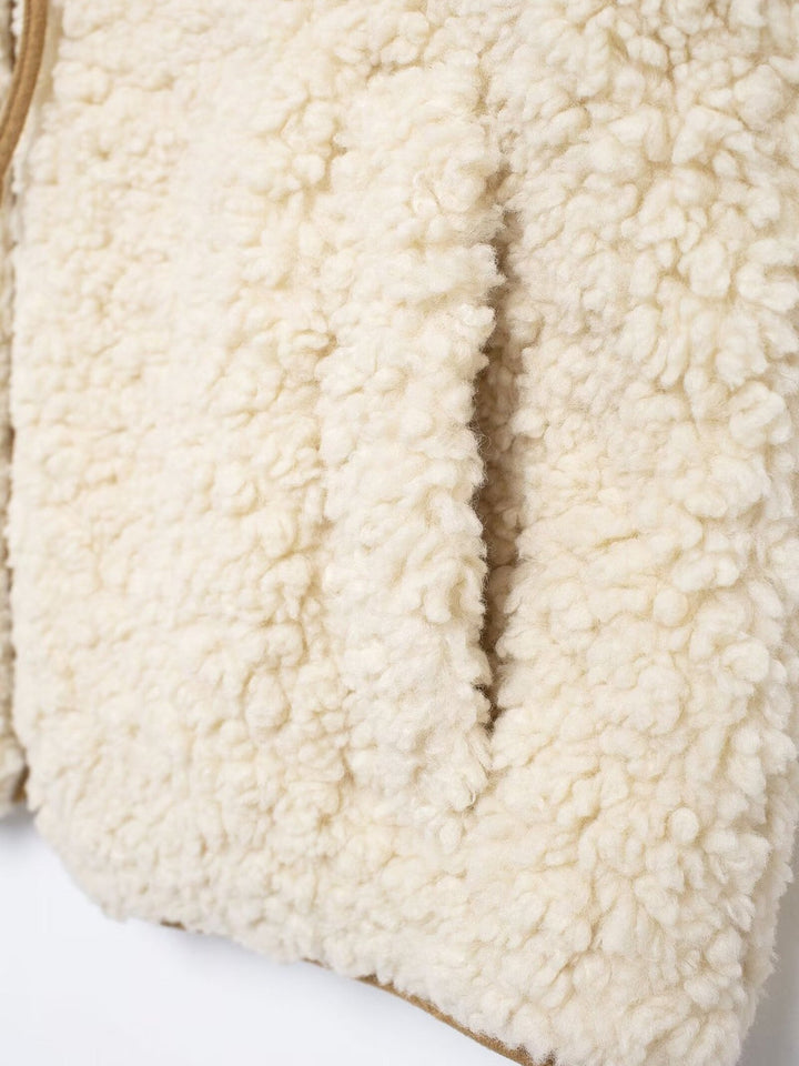 Gilet en polaire à lacets