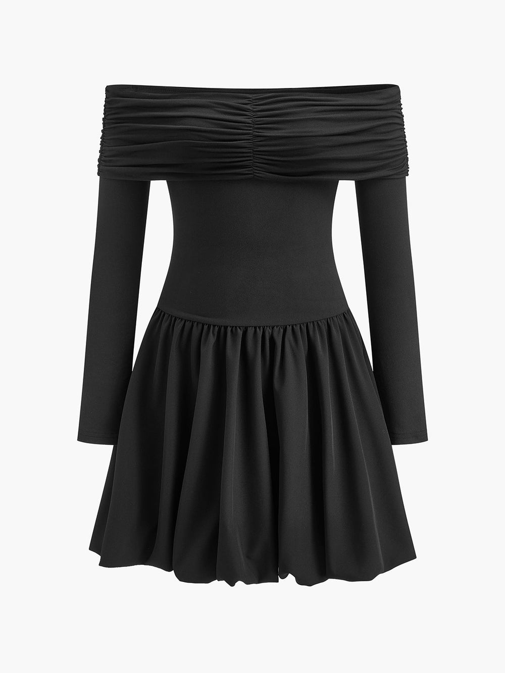 Robe En Jersey Droit Aux Épaules et À La Taille