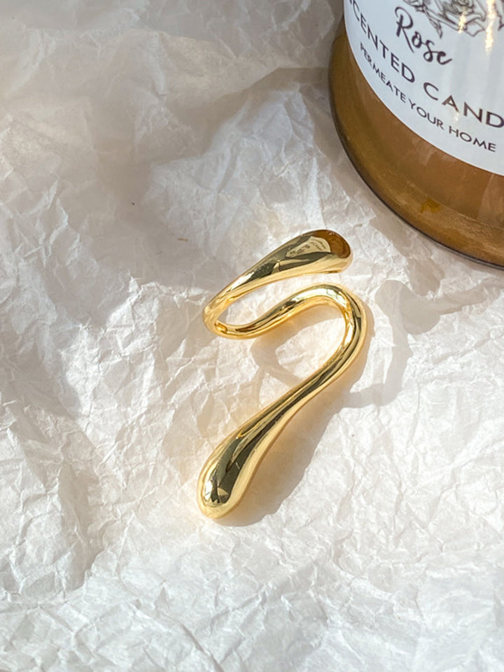 Boucles d'oreilles géométriques en forme de goutte d'eau 1 pièce