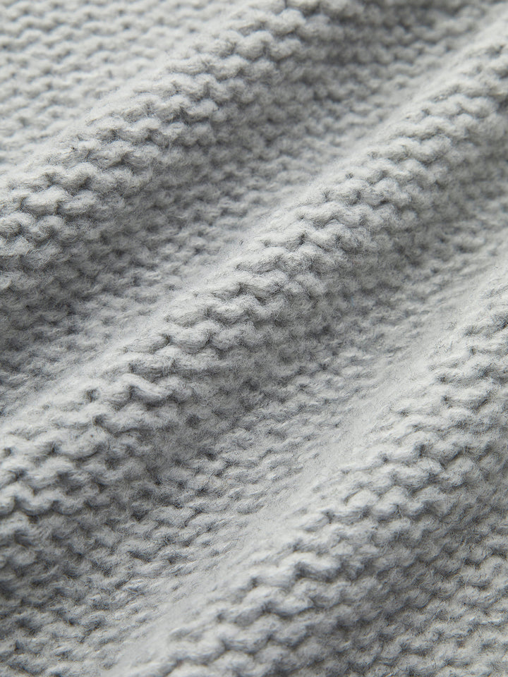 Haut en tricot à nœud à col ras du cou