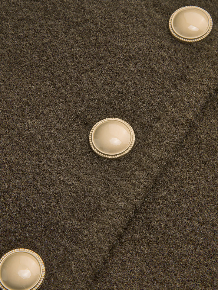Cardigan Bouton Étanche Élégant