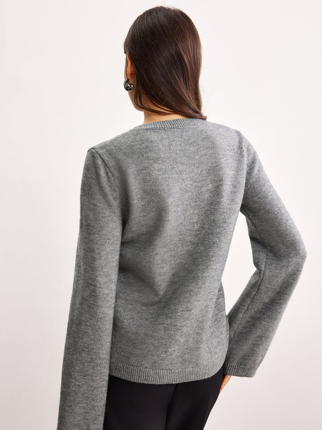 Cardigan Bouton Chinois de Loisir