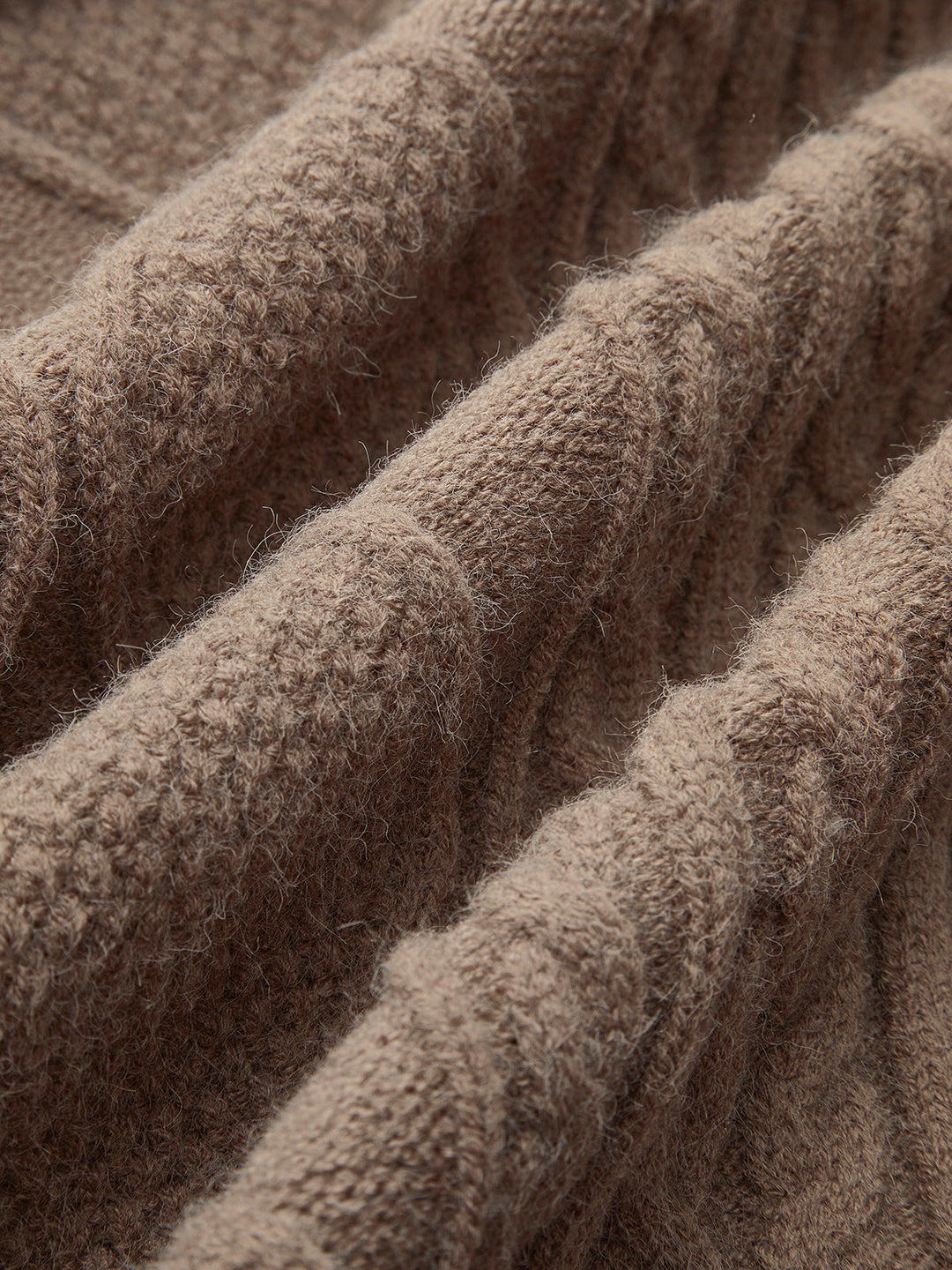 Gilet Pull Col Roulé Noué