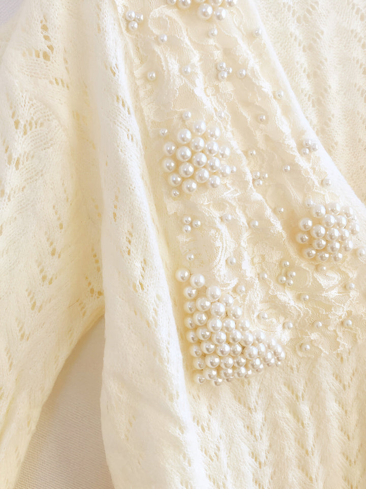 Cardigan Perlée Romantique