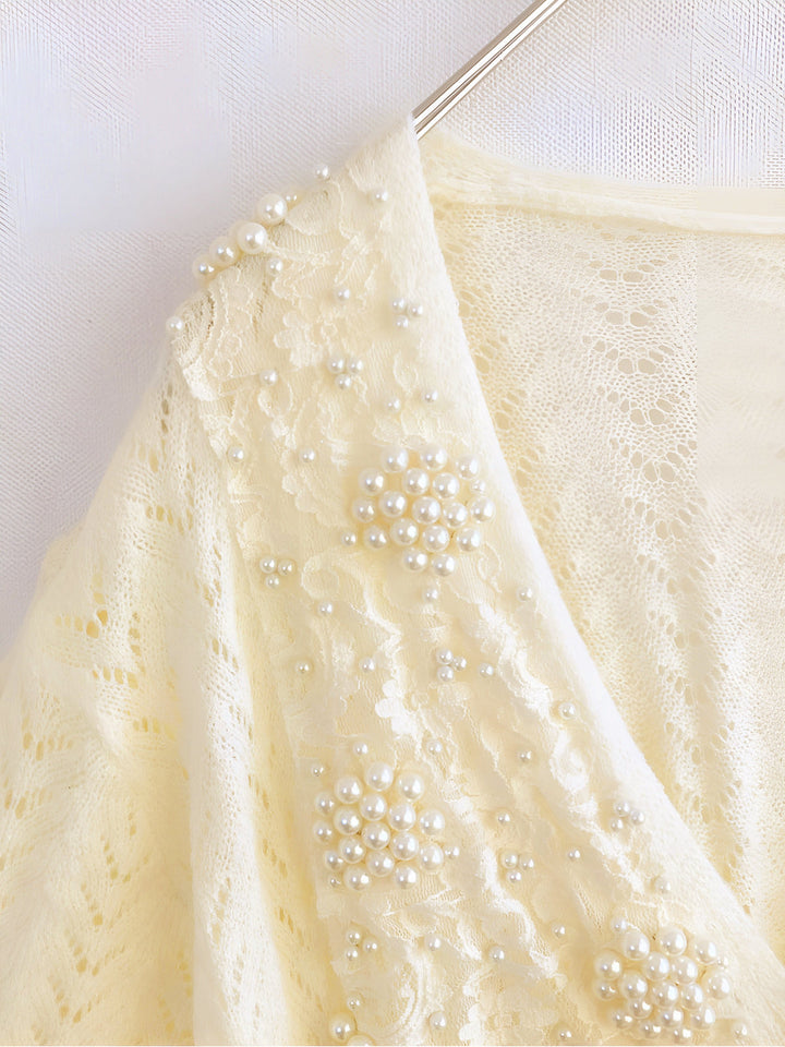 Cardigan Perlée Romantique