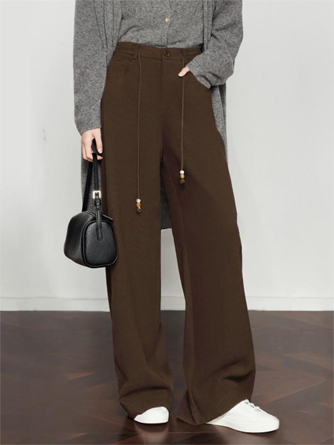 Pantalon ample à cordon de serrage