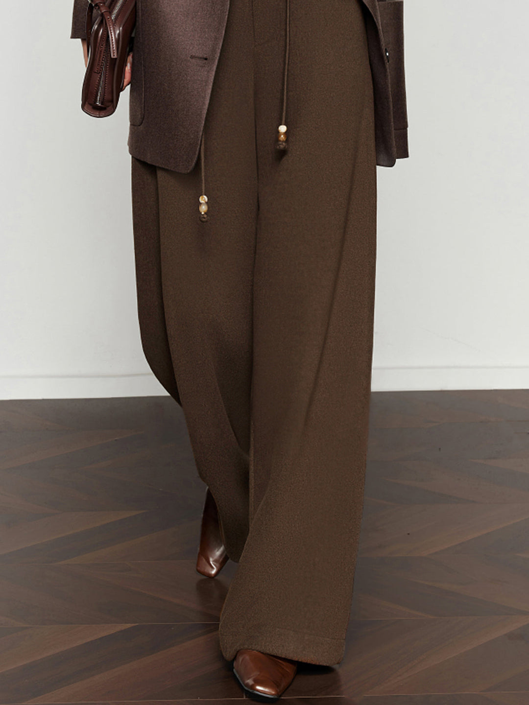 Pantalon ample à cordon de serrage