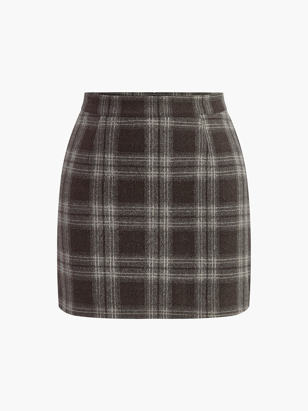 Mini Jupe Tweed à Carreaux