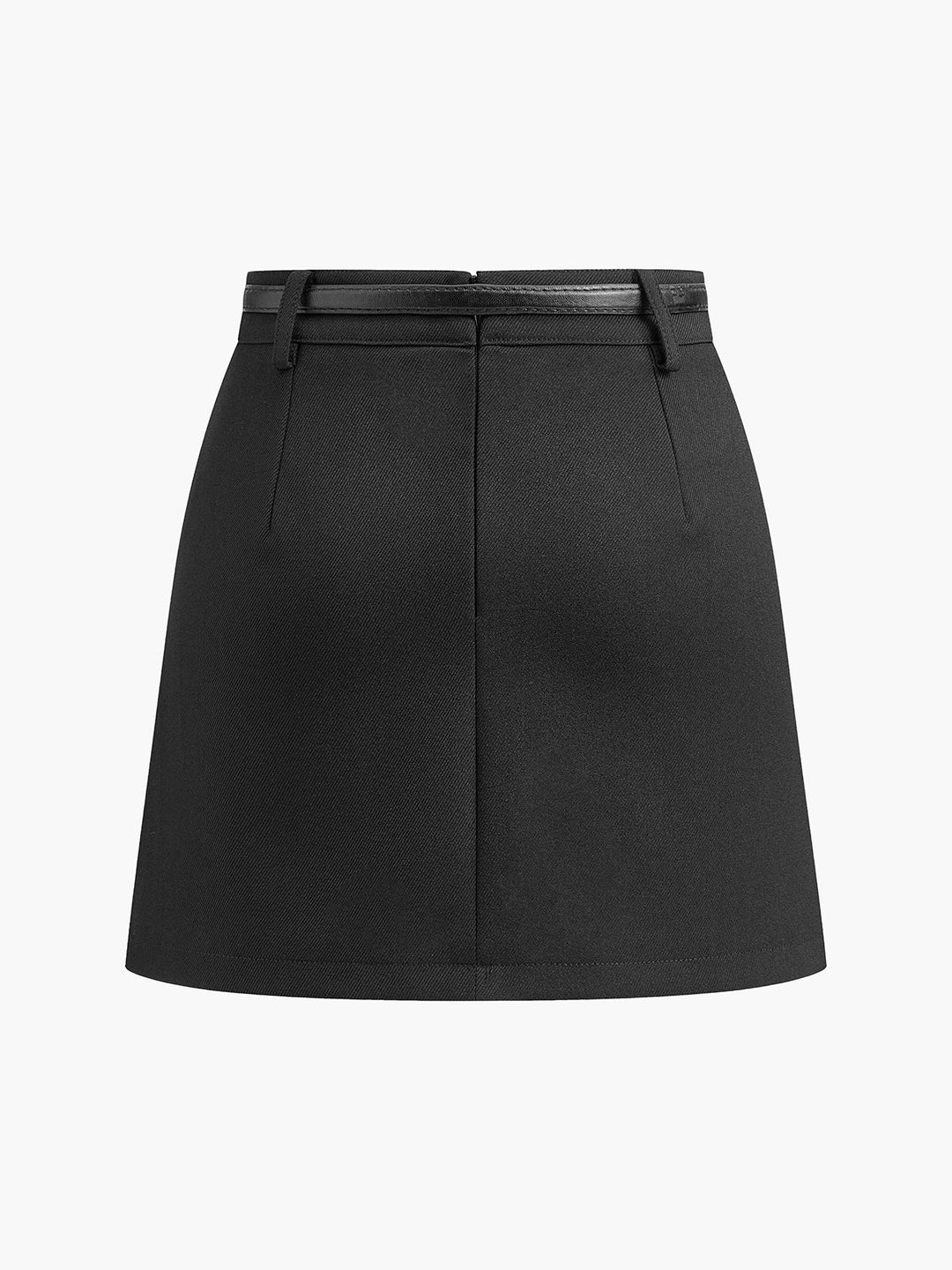 Mini-jupe essentielle avec ceinture fine