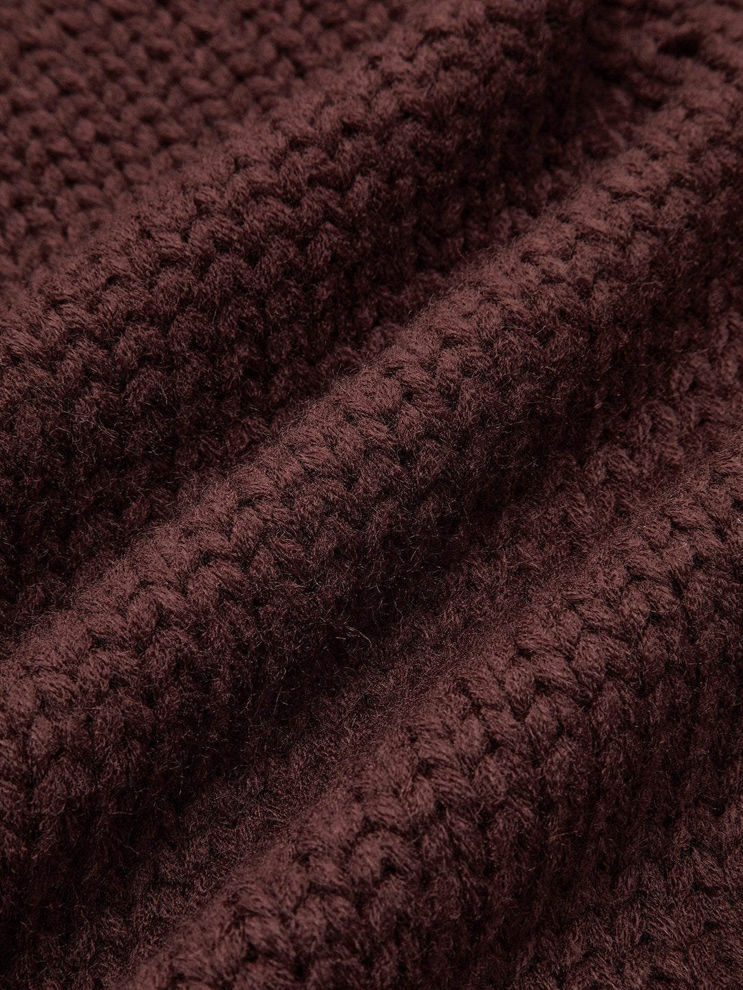Cardigan Doublé à Revers Doux