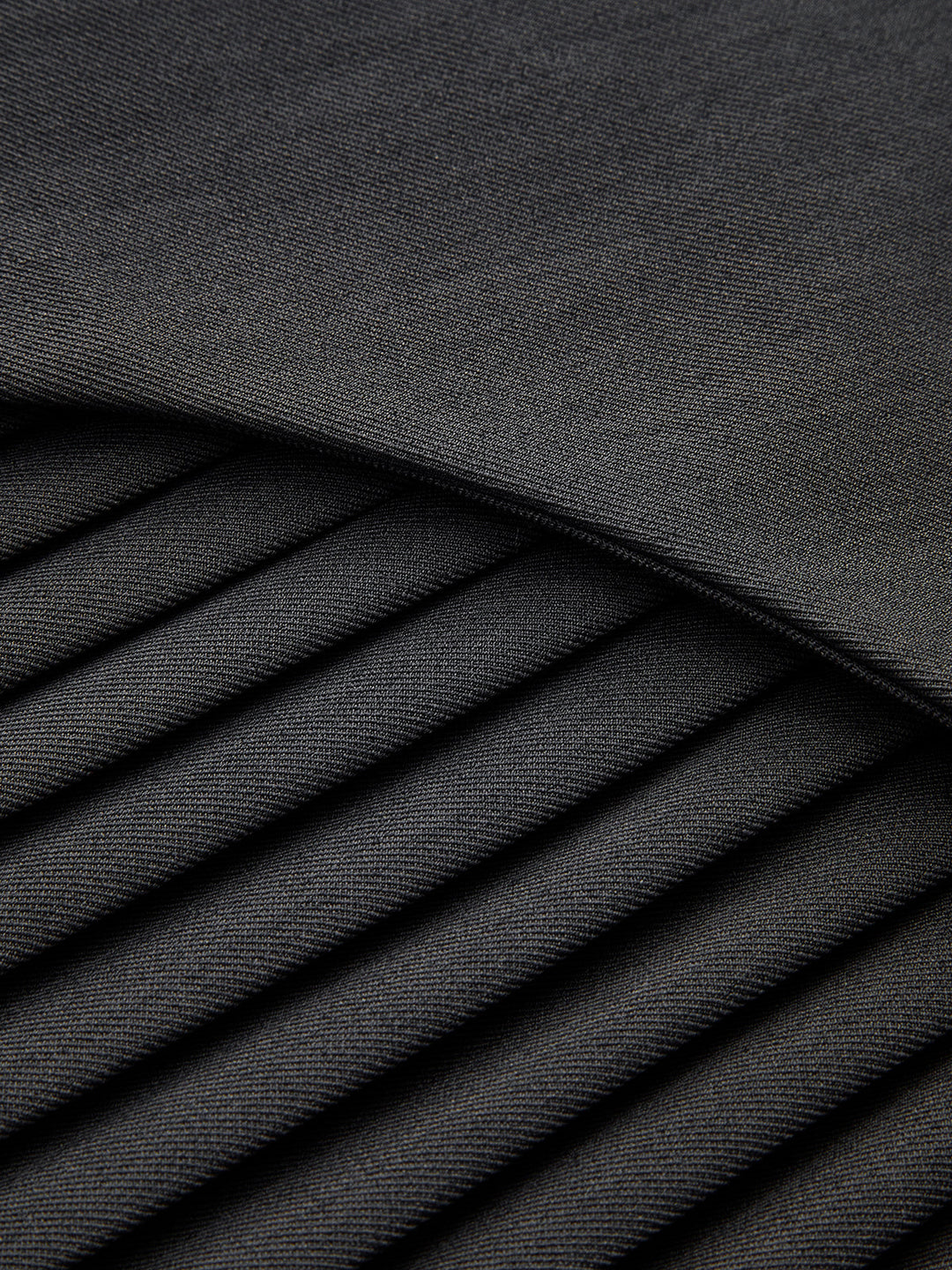 Jupe Ceinture à Plis Latéraux