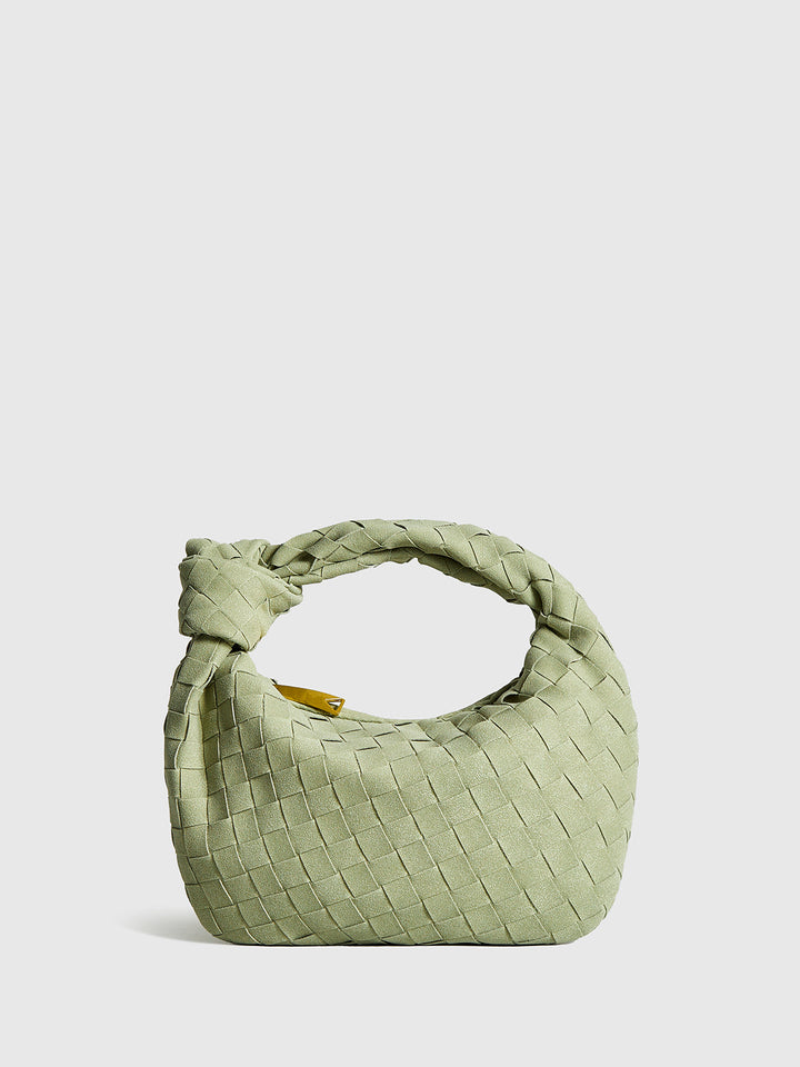 Sac Rond Tissé Noué