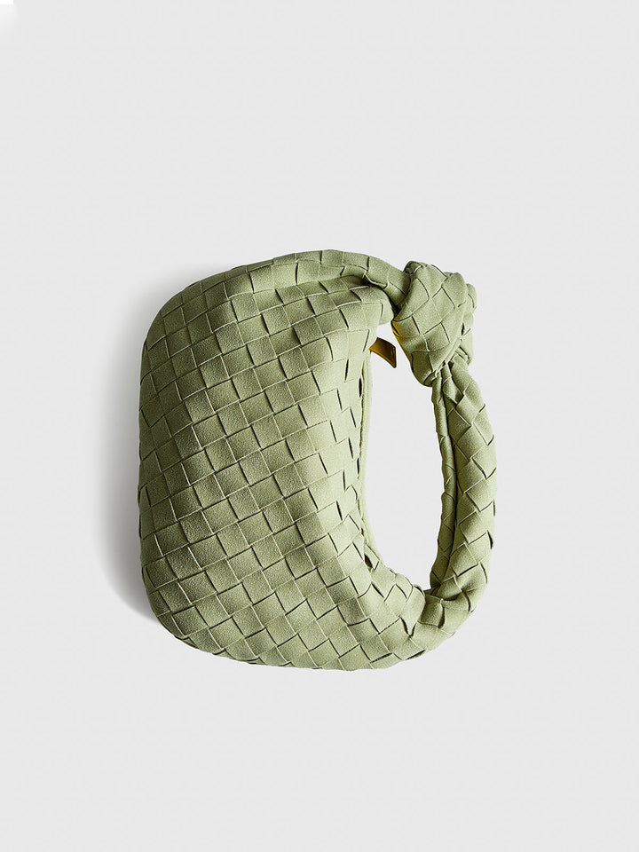 Sac Rond Tissé Noué