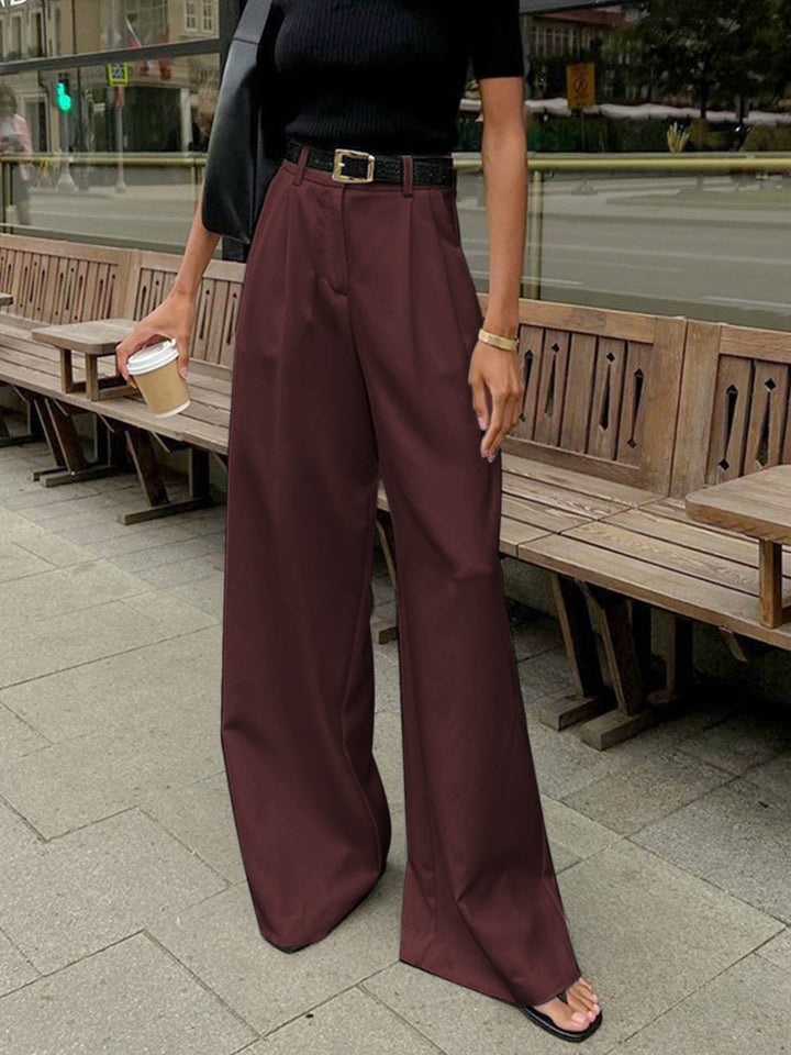Pantalons Amples Sans Ceinture