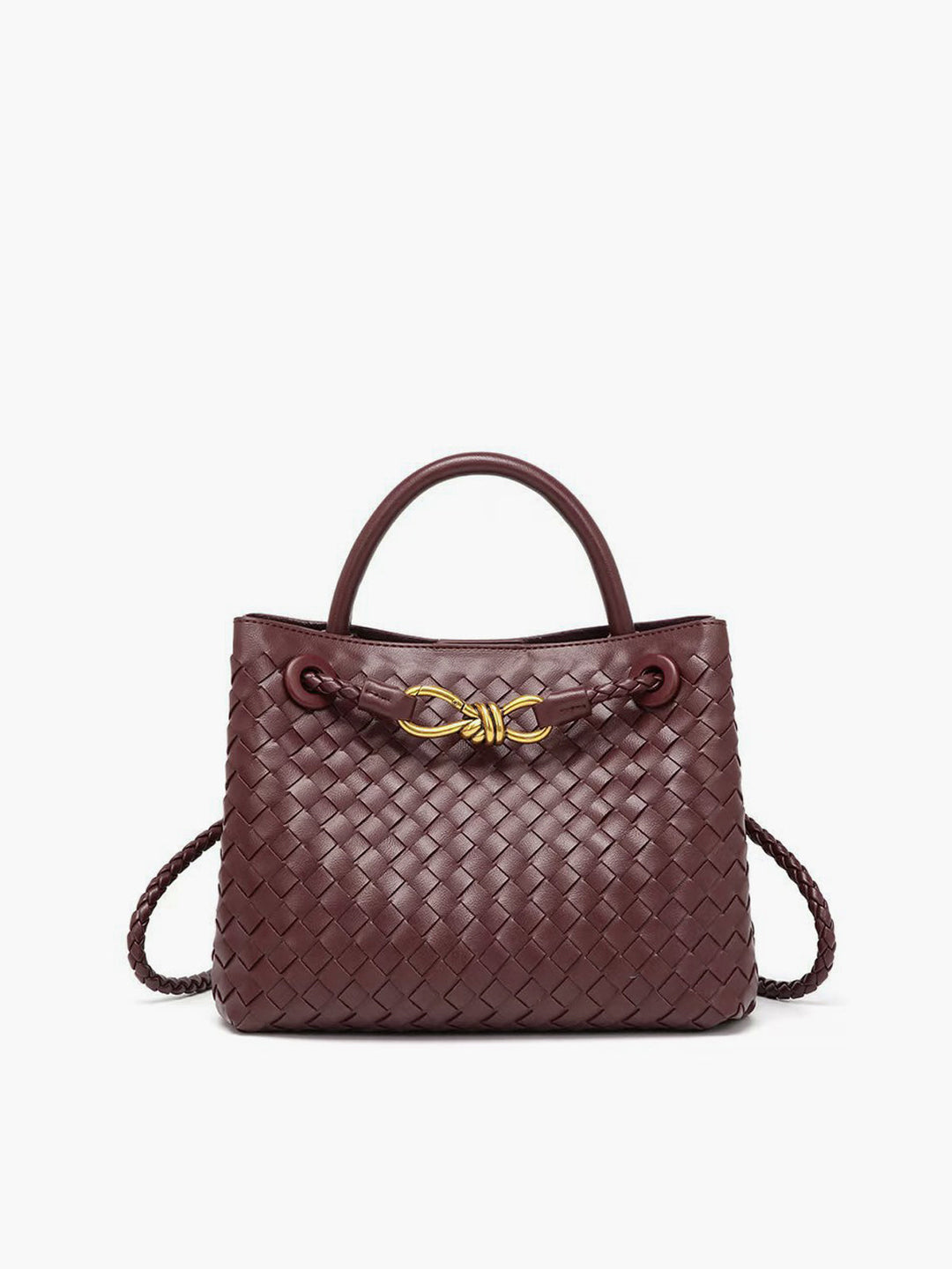 Sac à main à détail torsadé en métal