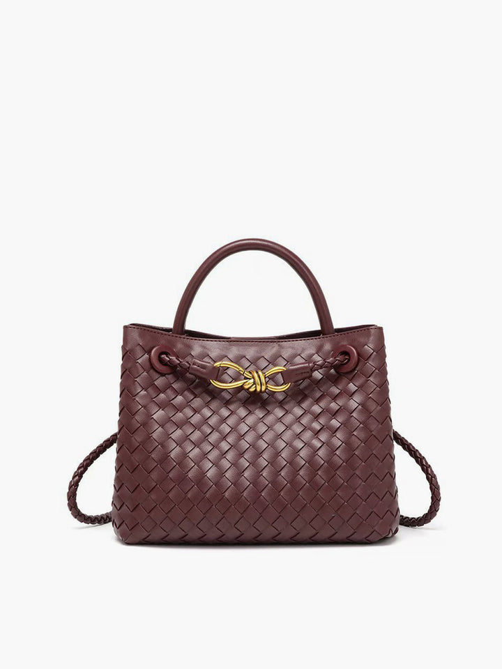 Sac à main à détail torsadé en métal