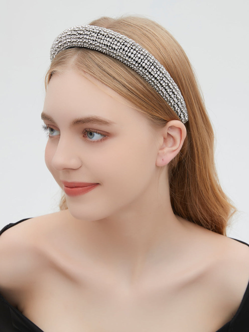 Bandeau élégant en strass