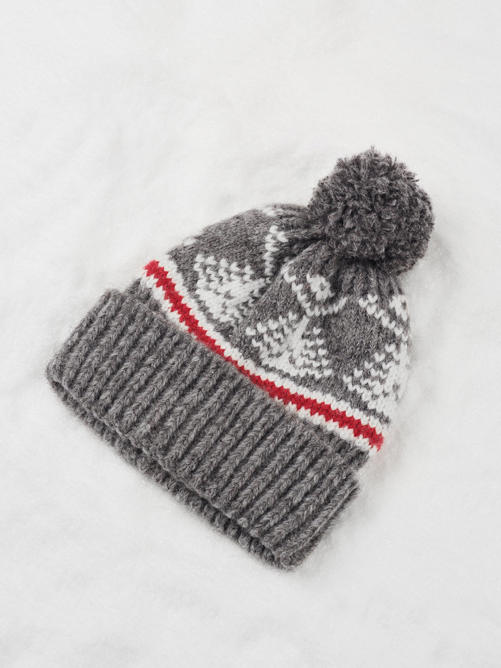 Bonnet tricoté chaud de Noël