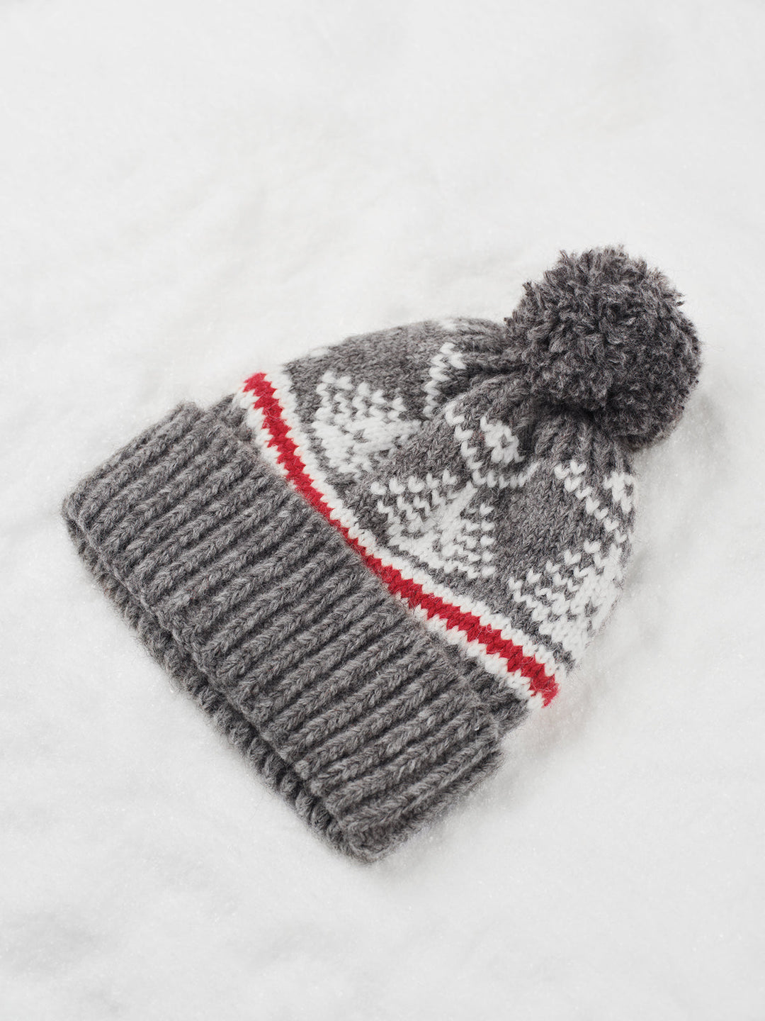 Bonnet tricoté chaud de Noël