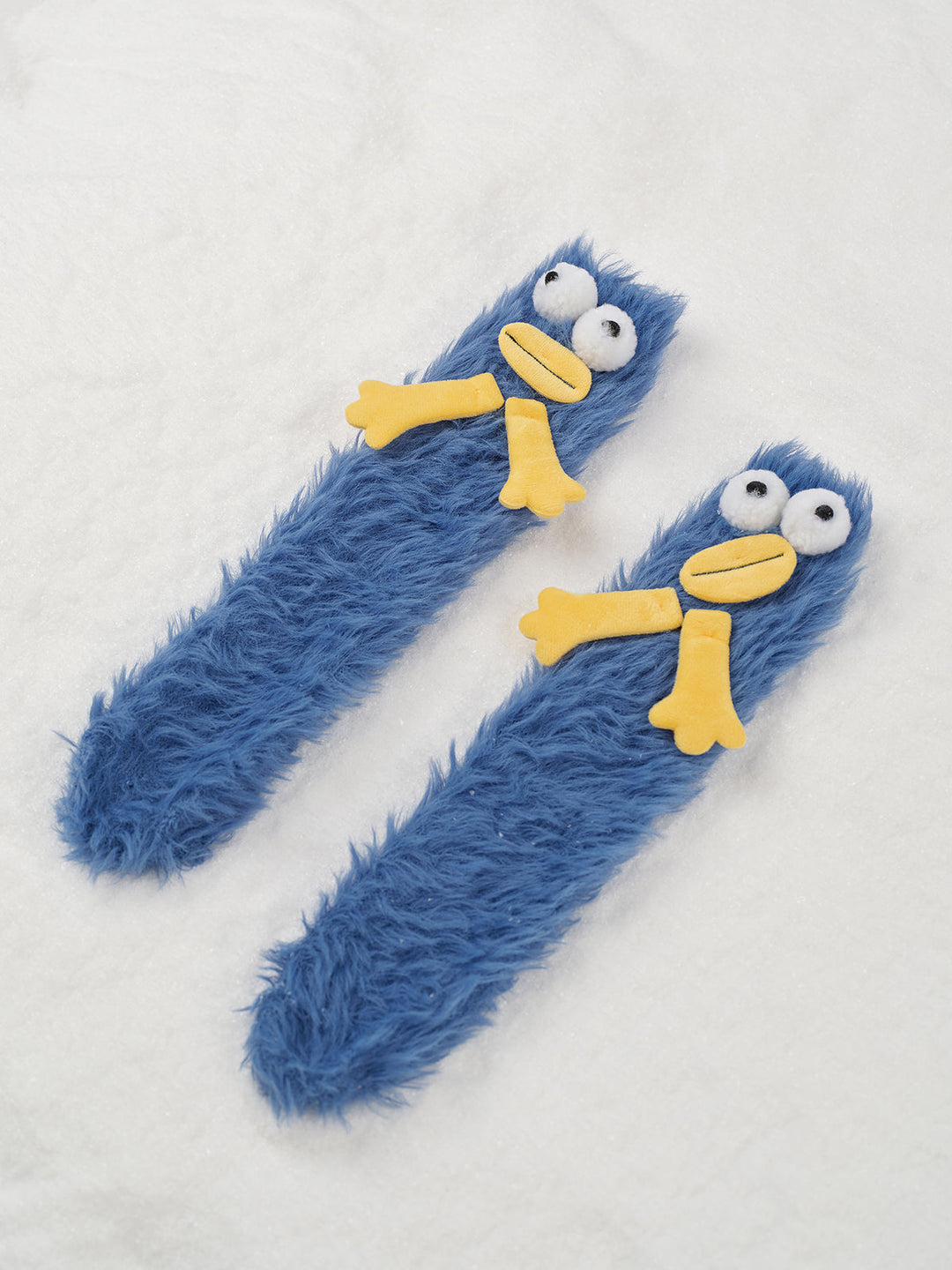 Chaussettes Mi-Mollet en Velours Corail de Dessin Animé