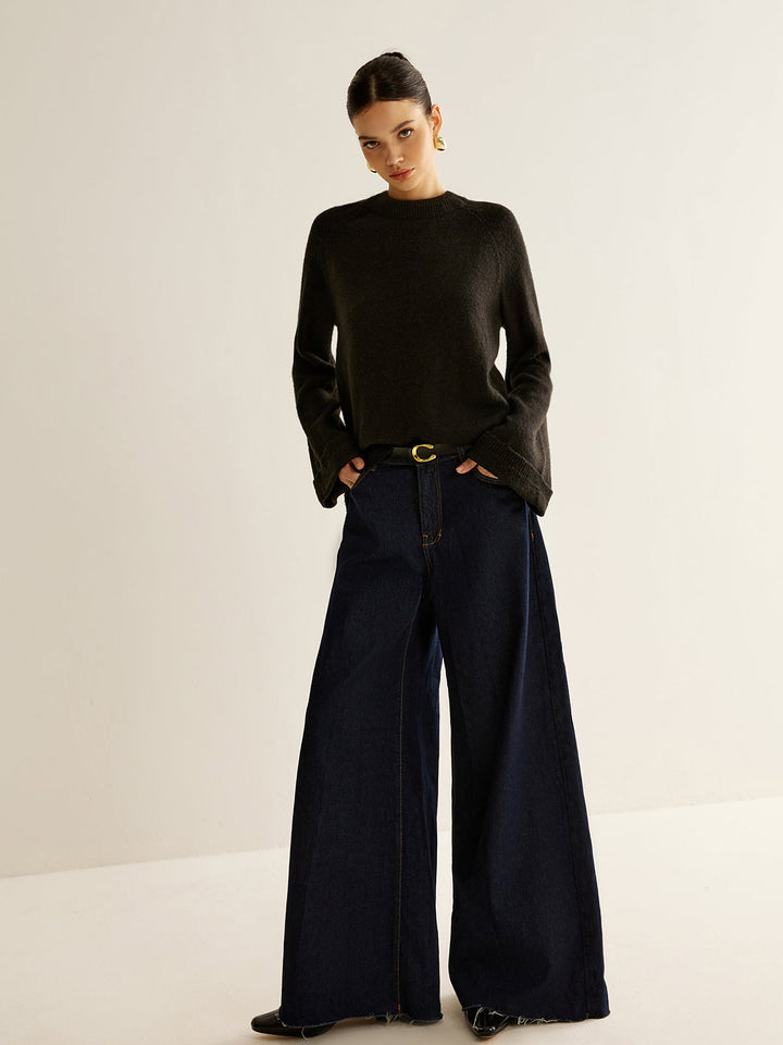 Pull En Maille Oversize Dos Nu à Nouer