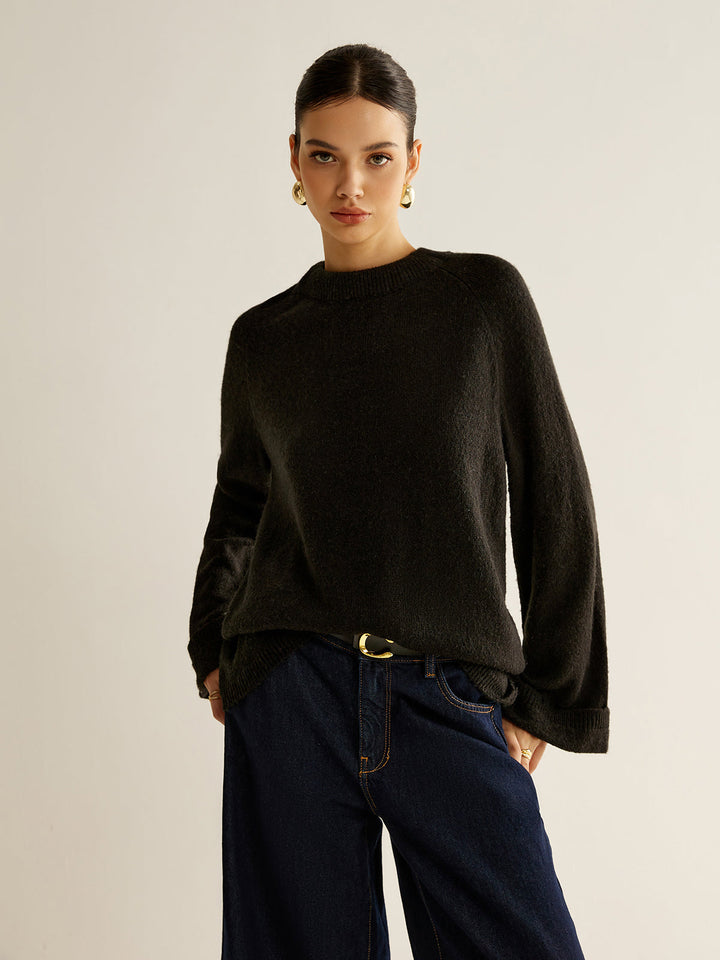 Pull En Maille Oversize Dos Nu à Nouer