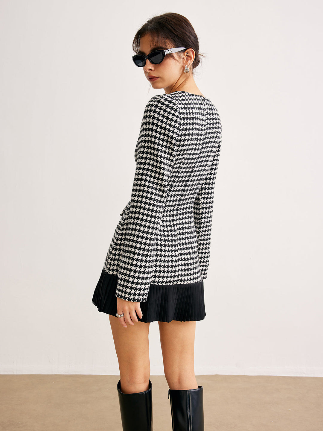 Robedress Courte à Carreaux