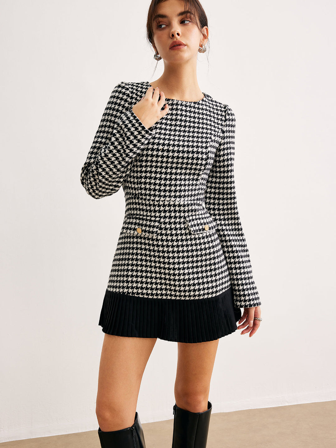 Robedress Courte à Carreaux
