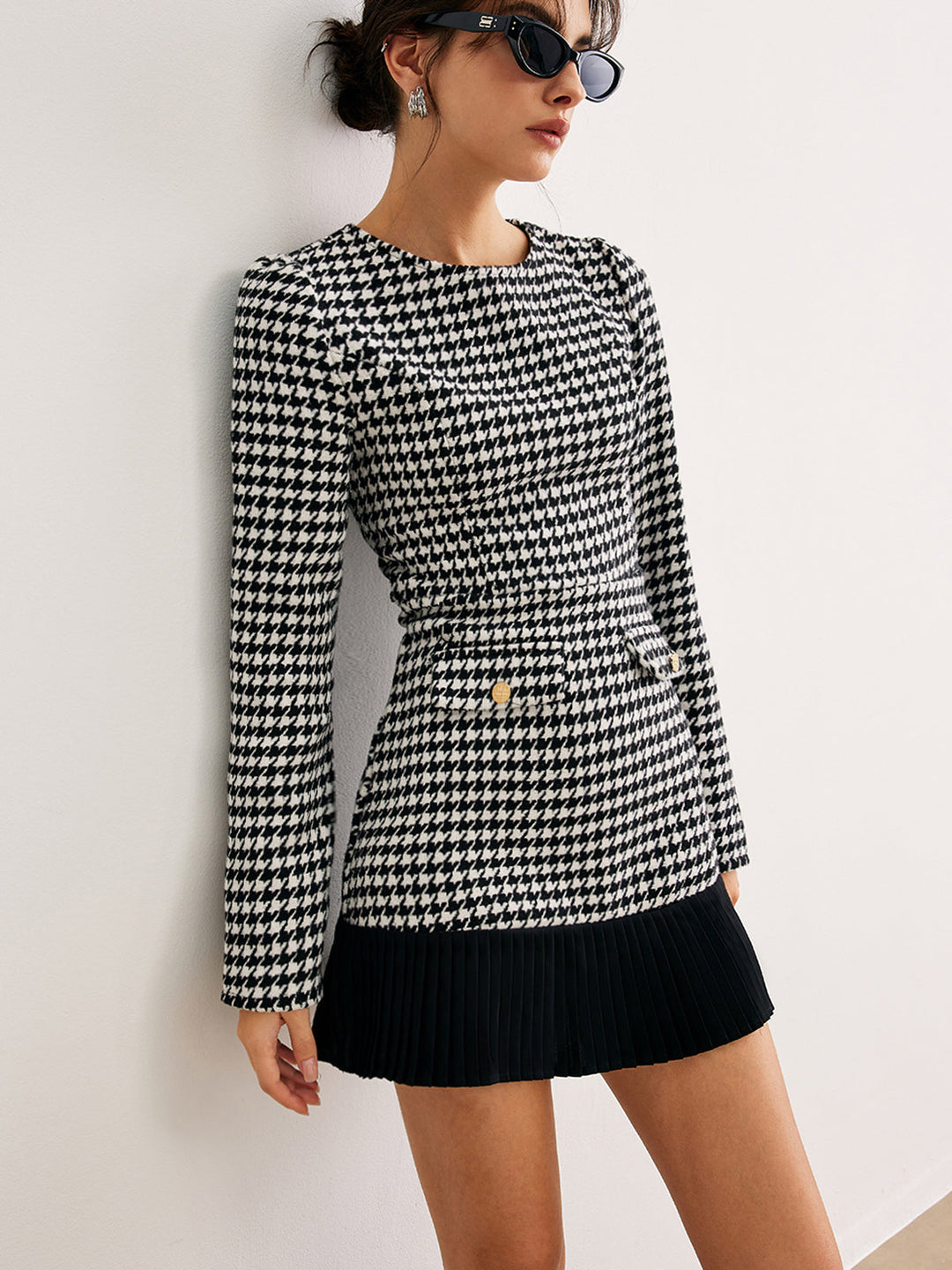 Robedress Courte à Carreaux