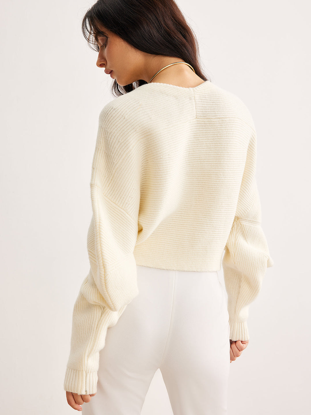 Cardigan Manches Gigot Métal