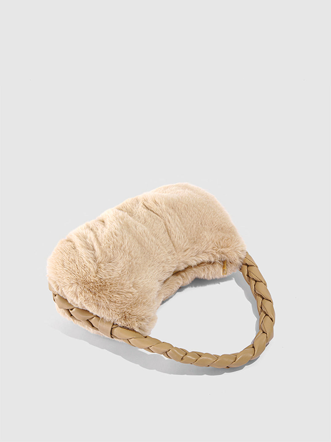 Sac à main fuzzy avec sangle tissée