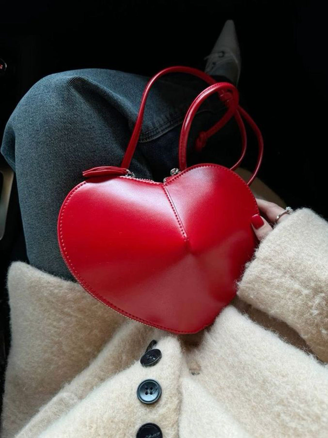 Sac Bandoulière Cœur Romantique