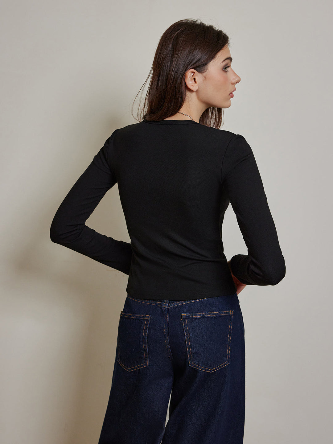 Haut en Jersey Color Block 2 en 1