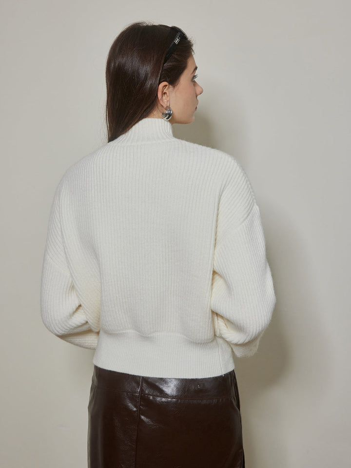 Pull Mailles Col Trou de Serrure