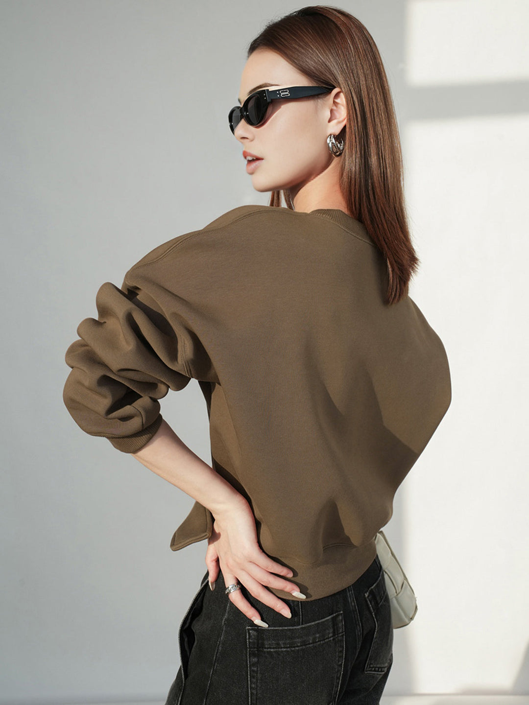 Sweurt Sweatshirt à ceinture