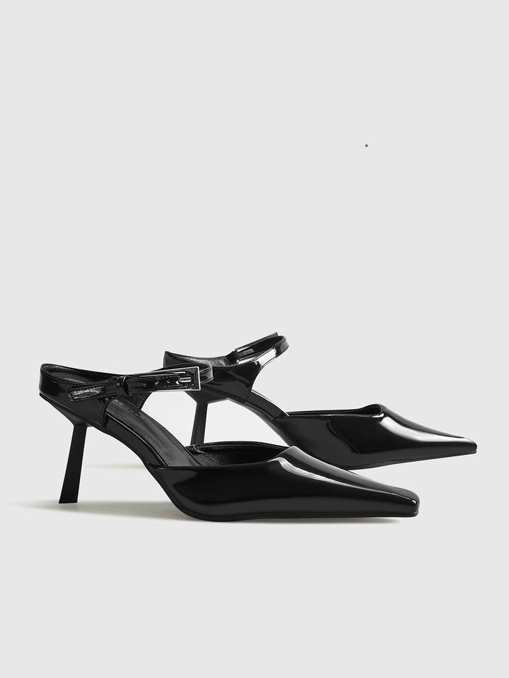 Chaussures à talons hauts à bout pointu et bride arrière
