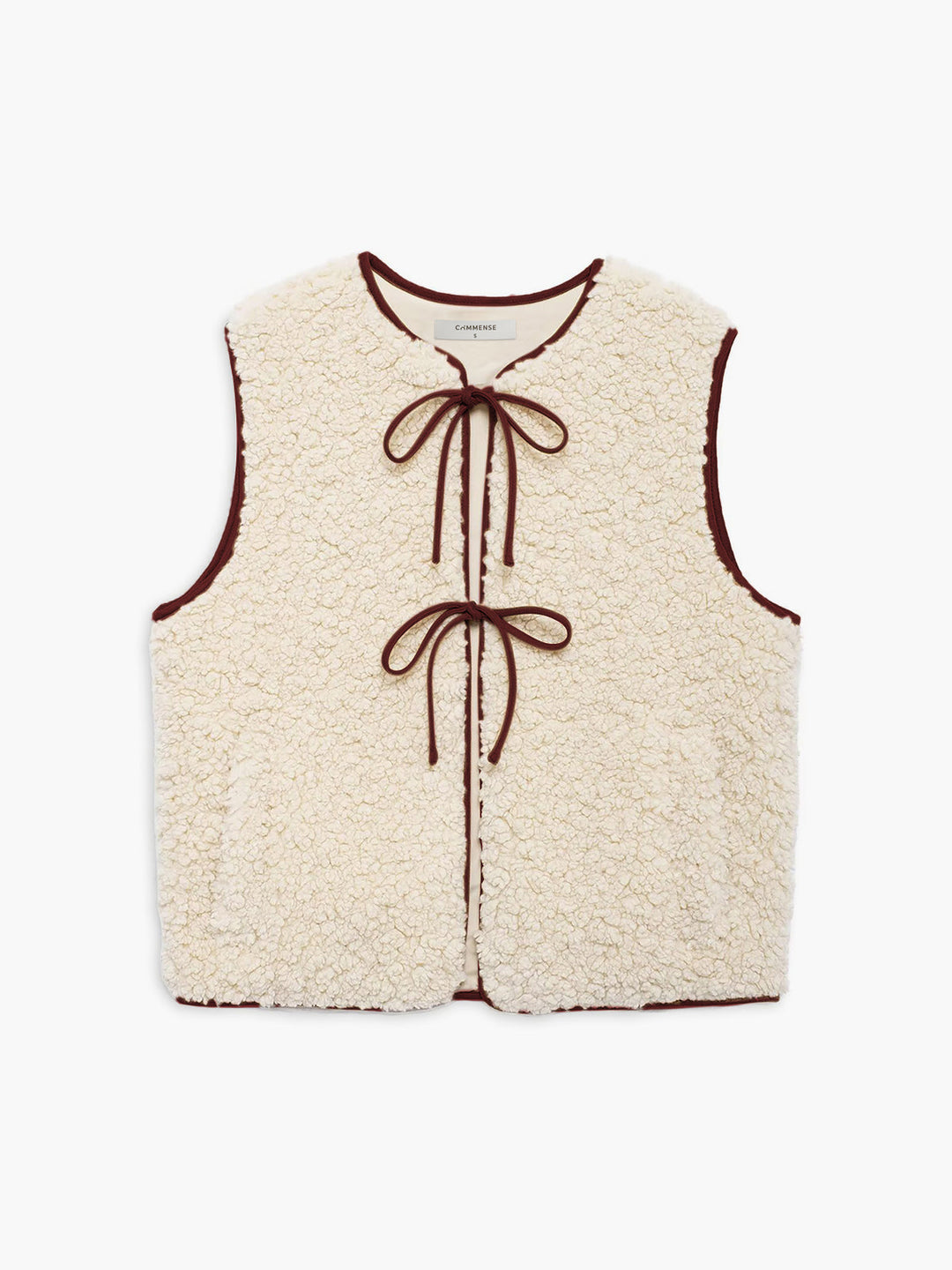 Gilet en polaire à lacets