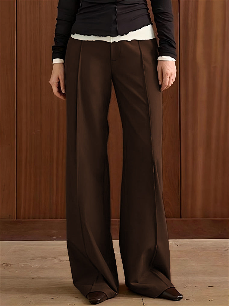 Pantalons Droit Effilochés de Loisirs