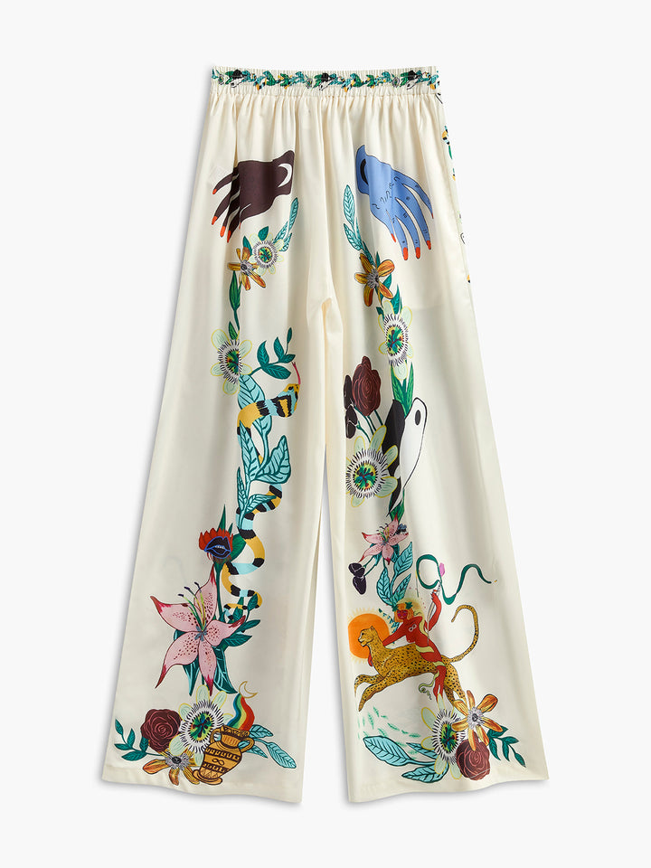Ensemble Pantalon Imprimé Floral