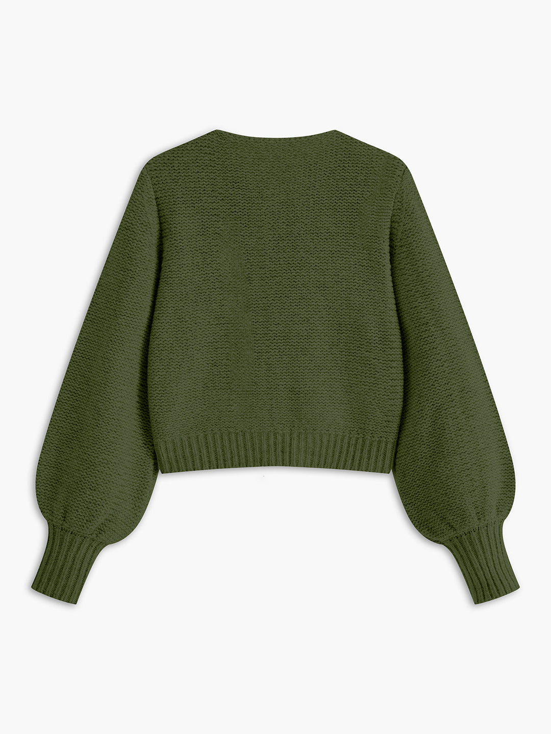 Haut en tricot à nœud à col ras du cou