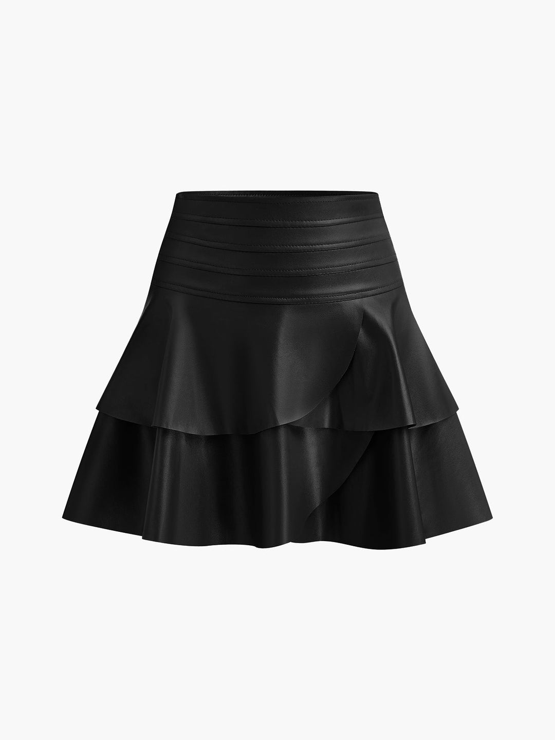 Jupe évasée taille haute