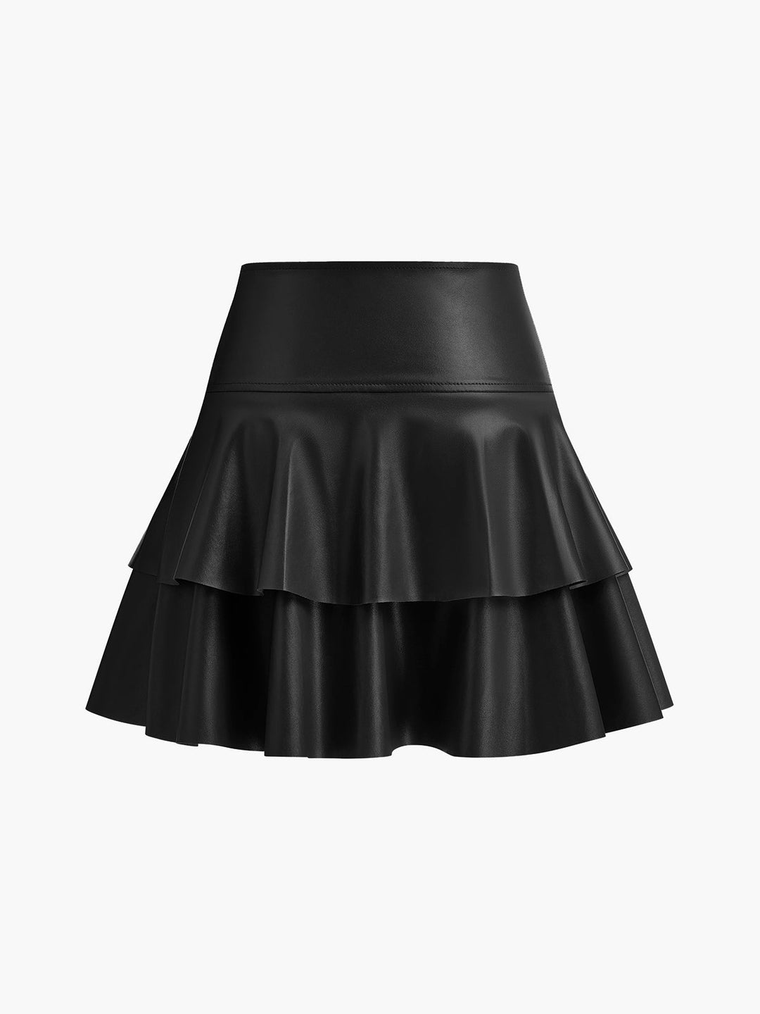 Jupe évasée taille haute
