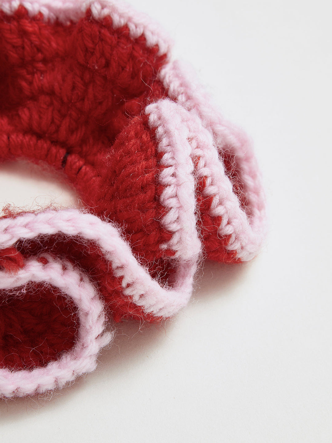 Chouchou volanté au crochet